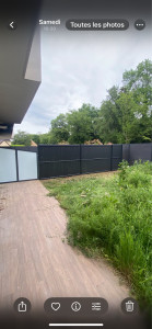 Photo de galerie - Poses de grillages rigide 