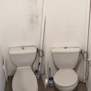 Photo de galerie - Avant et après WC.