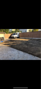 Photo de galerie - Création d’un gazon semi