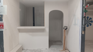Photo de galerie - Arche d entree avec comptoir placo hydro