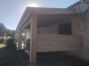 Photo de galerie - Abris bois jacqouzi
