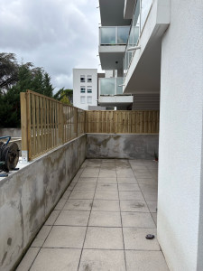 Photo de galerie - Après pose de clôture ( brise vue )