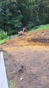 Photo de galerie - Préparation terrain pour terrasse 