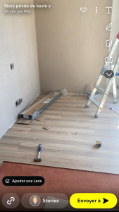 Photo de galerie - Pose de parquet - Revêtement de sol