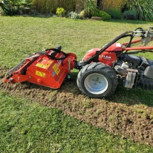 Photo de galerie - Préparation du Sol pour engazonnemen 