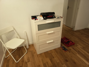 Photo de galerie - Montage meuble de rangement 