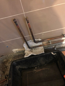Photo de galerie - Modification et raccordement de canalisations en cuivre – alimentation sanitaire