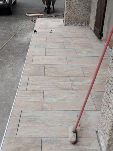 Photo de galerie - Carrelage terrasse