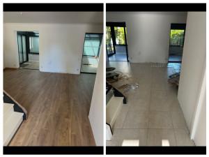 Photo de galerie - Pose parquet stratifié 