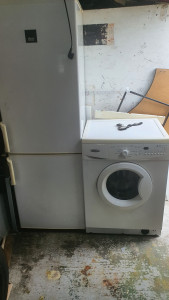 Photo de galerie - Transport d´un lave linge et d´un réfrigérateur.  