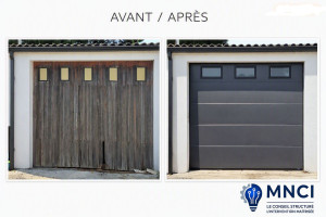 Photo de galerie - Remplacement porte de garage
