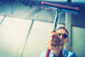 Photo de galerie - Nettoyage de vitres à l'eau pure 