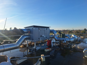 Photo de galerie - Installation centrale double flux 
