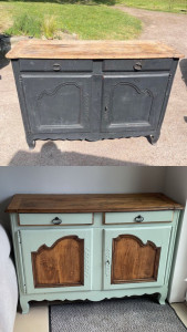 Photo de galerie - Réfection total d’un buffet ancien 