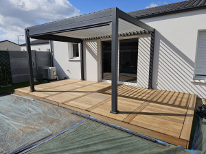 Photo de galerie - Création d’une terrasse en bois