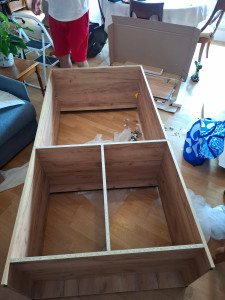 Photo de galerie - Montage meuble en kit 2m×80×60