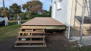 Photo de galerie - Création Terrasse bois en ipé