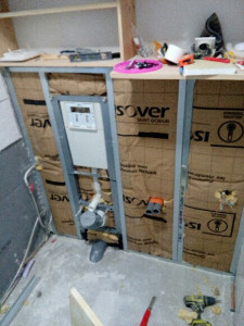 Photo de galerie - Suite dégâts des eaux: isolation, revêtement 