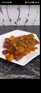Photo de galerie - Plantain vapeur viande de bœuf 