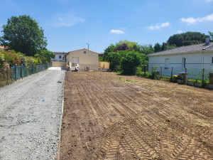 Photo de galerie - Nivelement du jardin 