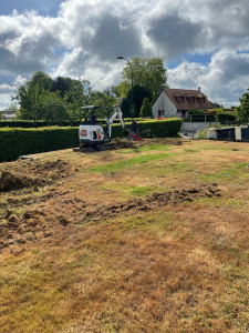 Photo de galerie - Création pelouse 