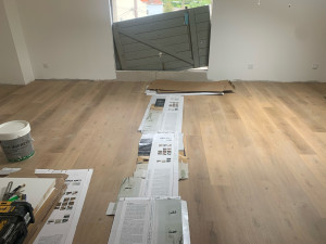 Photo de galerie - Pose de parquet pvc