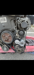 Photo de galerie - Échange de moteur standard sur Volvo c70 moteur D5