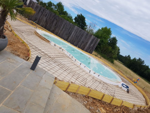 Photo de galerie - Création d'une piscine 