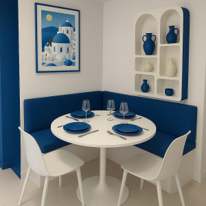 Photo de galerie - Dans une cuisine salon ouvert 