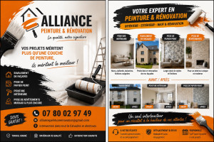 Photo de galerie - Voici mes flyers de peinture