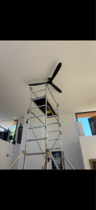 Photo de galerie - Installation hauteur ventilateur