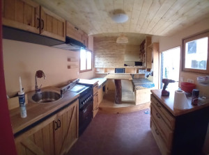 Photo de galerie - Amenagement complet sur mesures d'une ancienne Bétaillère transformé en habitation