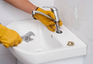 Photo de galerie - Changement robinet lavabo