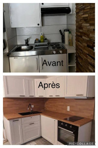 Photo de galerie - Pose de cuisine IKEA