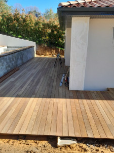 Photo de galerie - Terrasse en bois exotique