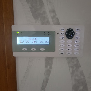 Photo de galerie - Clavier de commande alarme intrusion