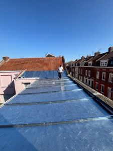 Photo de galerie - Plate-forme zinguerie 