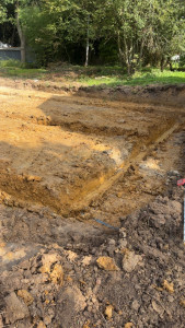 Photo de galerie - Terrassement fondations maison 