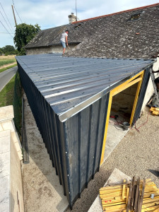 Photo de galerie - Bardage toiture tôle bac acier 