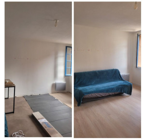 Photo de galerie - Pose de parquet - Revêtement de sol