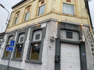 Photo de galerie - Lumière extérieure barre à café 