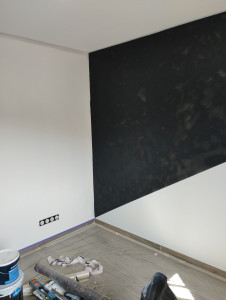 Photo de galerie - Pose d'enduit décoratif 