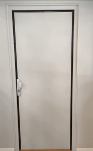 Photo de galerie - Installation de cornière anti effraction 