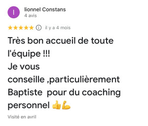 Photo de galerie - Avis client ️