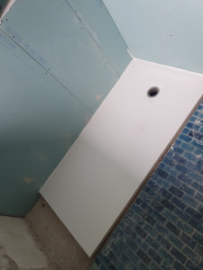 Photo de galerie - Pose receveur de douche