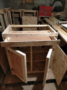 Photo de galerie - Conception d'un meuble de cuisine sur mesure.