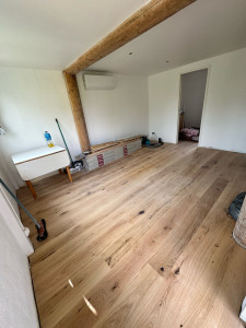 Photo de galerie - Pose de parquet - Revêtement de sol