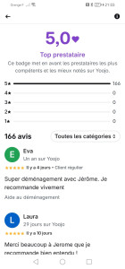 Photo de galerie - Déménageurs et aide au déménagement