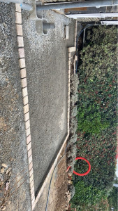 Photo de galerie - Chaînettes de pavé pour dalle béton érodé