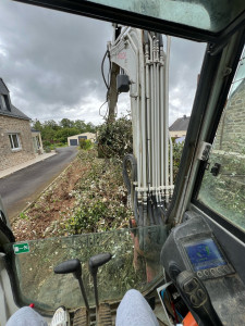 Photo de galerie - Suppression de haie pour une futur clôture 